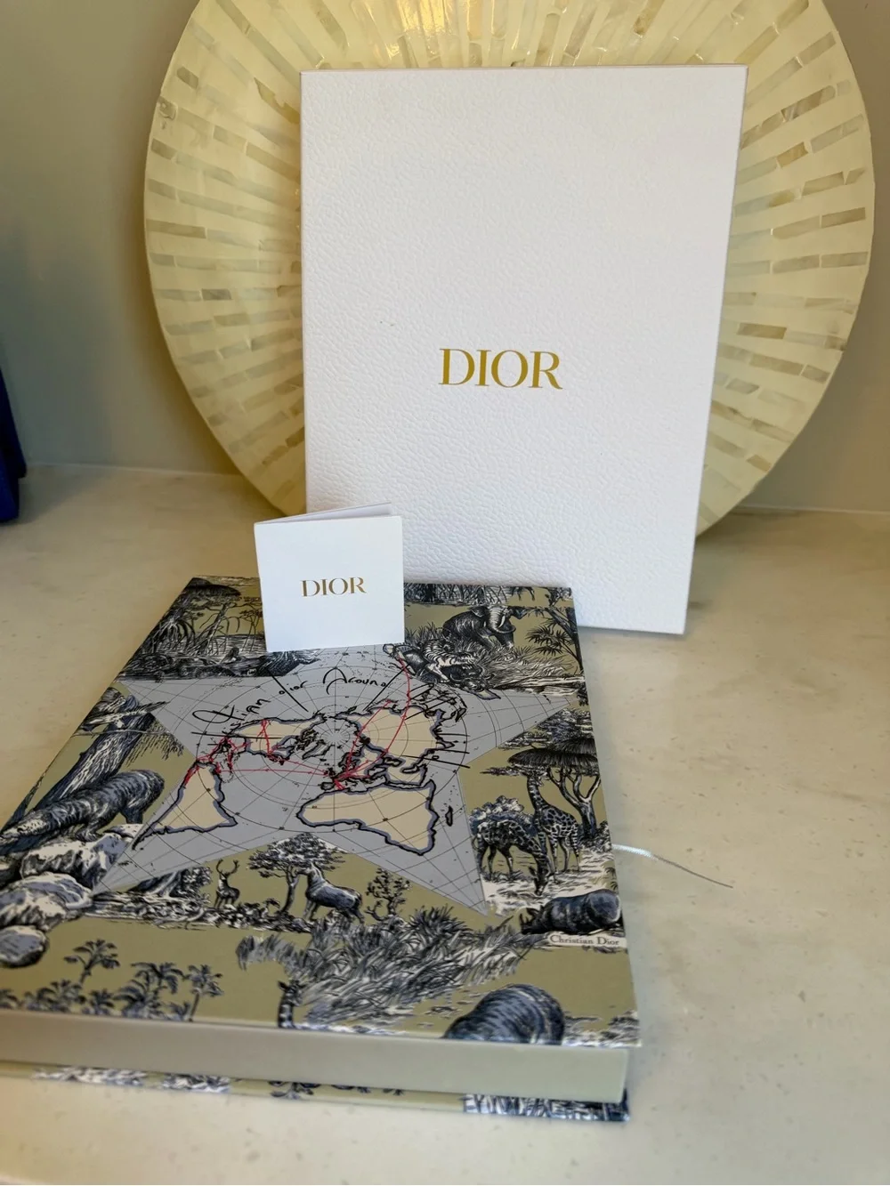 Dior Beauty GWP NIB Gorgeous Luxury Notebook and Pencil Set in Box